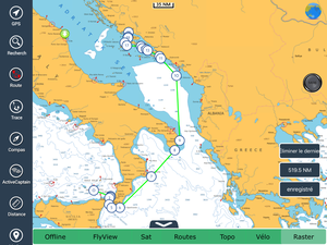 Parcours en Adriatique 
