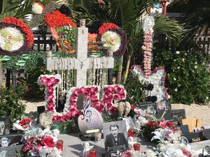 S&eacute;pulture de Johnny Hallyday &agrave; St Barth