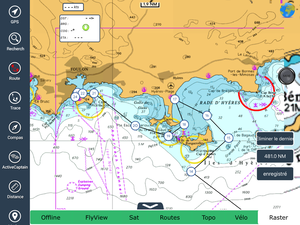 Navigation plaisance de Hy&egrave;res &agrave; Toulon