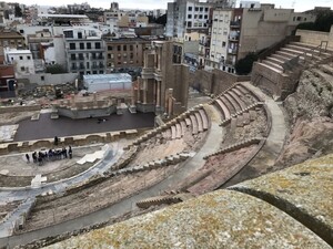 Restes du th&eacute;&acirc;tre Romain de Carthag&egrave;ne 