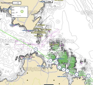 Parcours dans les &icirc;les Maddalena