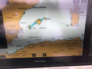 Navigation de Carthag&egrave;ne &agrave; Port Mahon