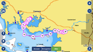Navigation de Vannes à Arzal à bord dun Kelt 9.0