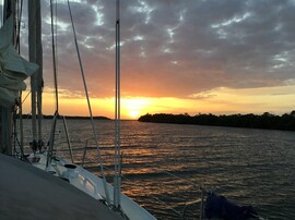 A bord du voilier OVNI 375 &agrave; Cuba